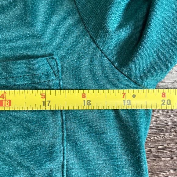 Womens MP | C Green Front Slit Short Sleeve Pocket Tee Medium Dress - Picture 4 of 8